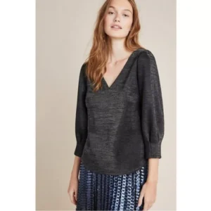 Anthropologie Ro + Dee Cassidy Black Top NWT