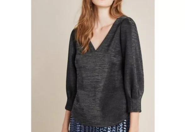 Anthropologie Ro + Dee Cassidy Black Top NWT